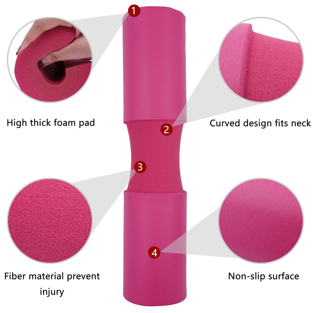 Barbell Pad Kit — Carry Bag, Wrist Wraps & Ankle Straps