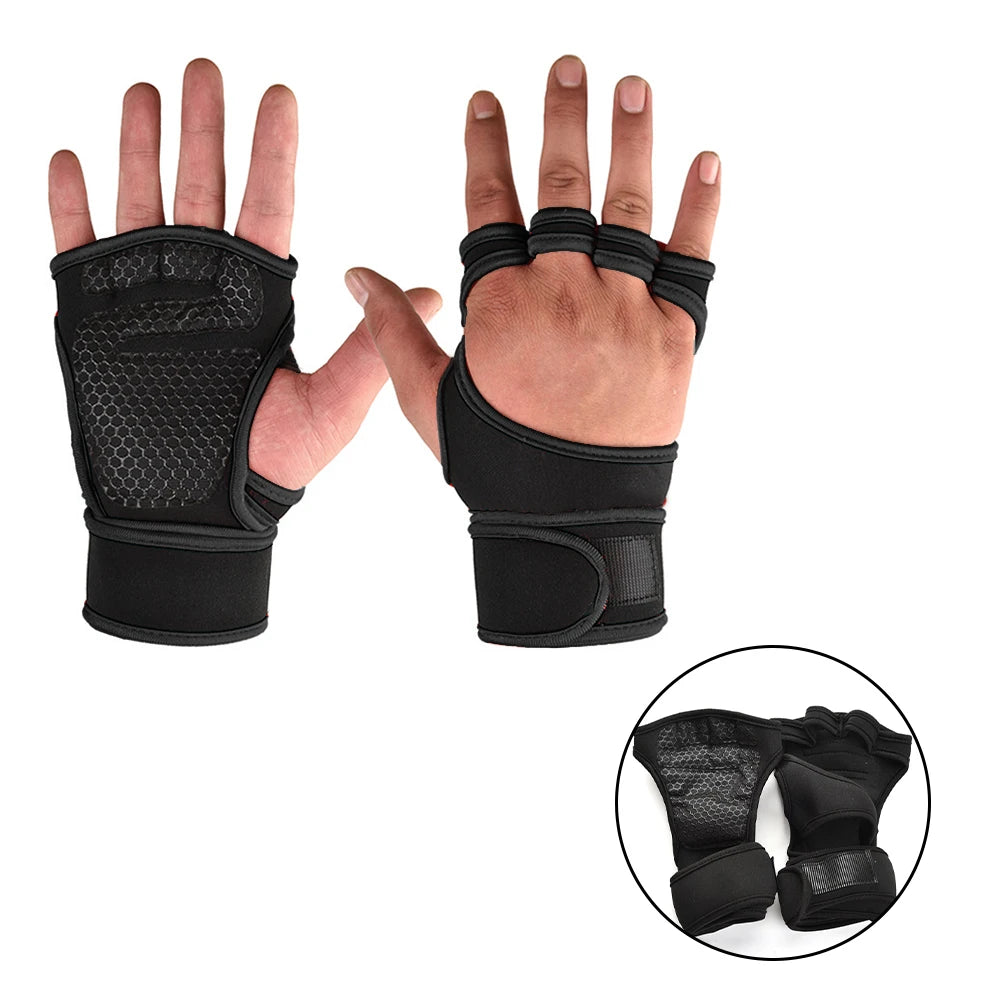 Unisex Weightlifting Gloves — Wrist & Palm Protection