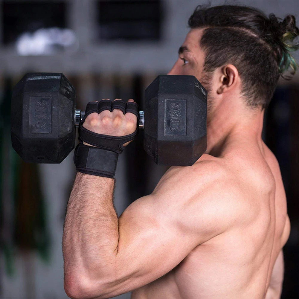 Unisex Weightlifting Gloves — Wrist & Palm Protection
