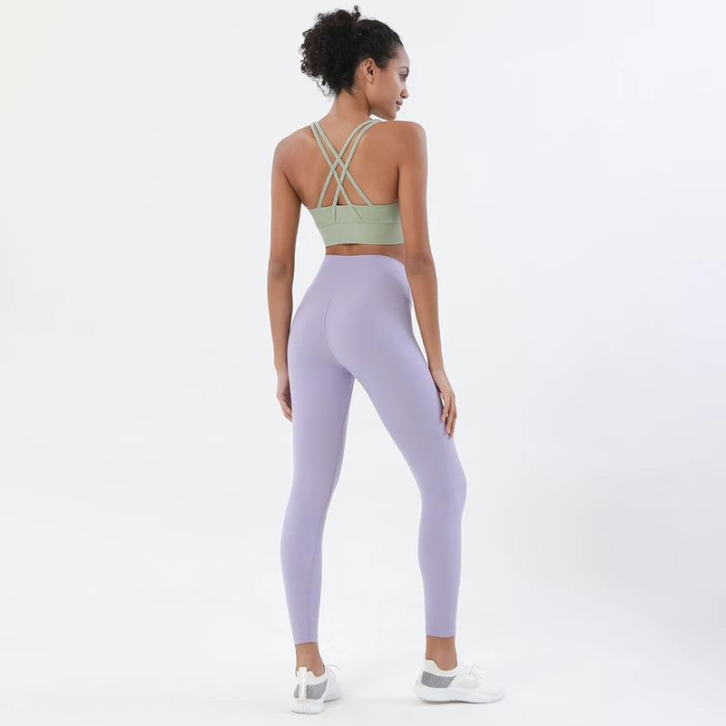 SOISOU Women’s Nylon Yoga Set — 2‑Piece Breathable Tracksuit