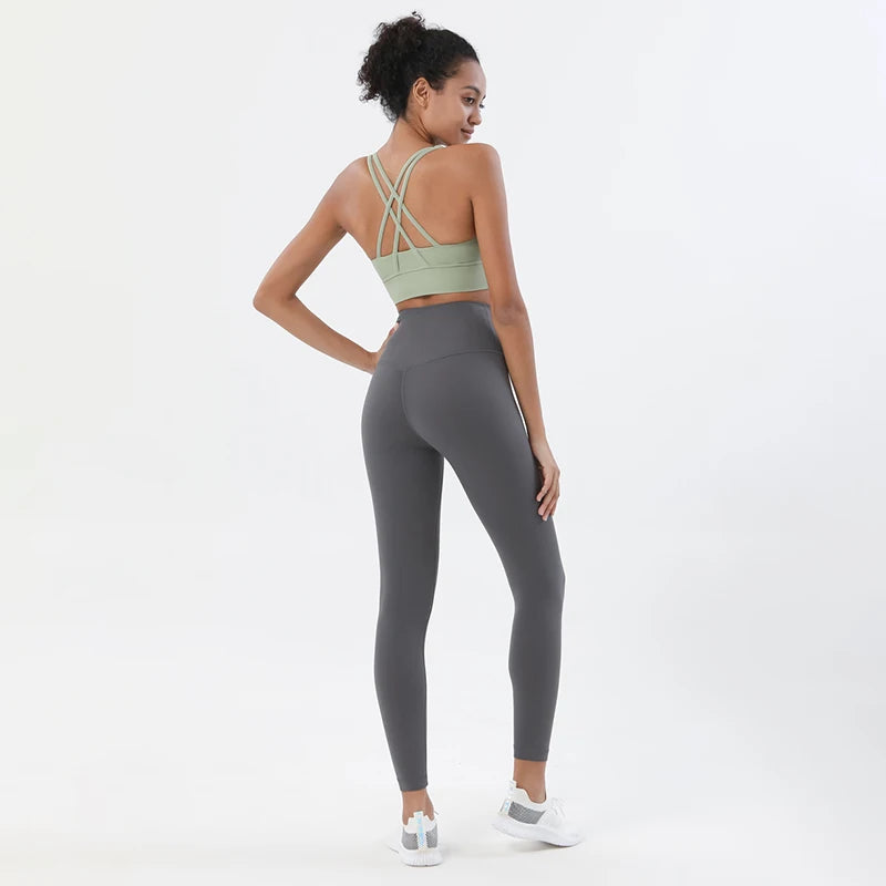 SOISOU Women’s Nylon Yoga Set — 2‑Piece Breathable Tracksuit