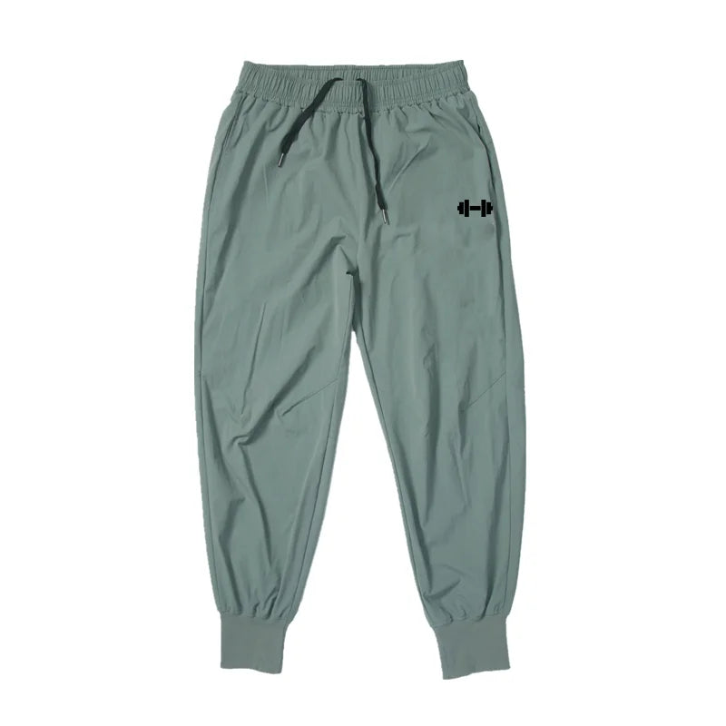 Men’s Gym Training Pants — Ultra‑Thin Quick‑Dry Elastic Waist Trousers