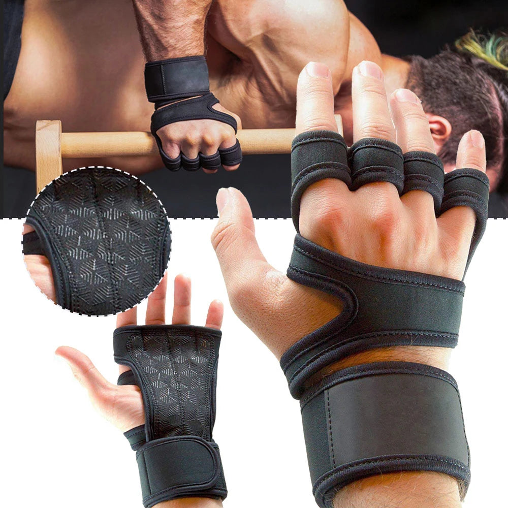 Unisex Weightlifting Gloves — Wrist & Palm Protection
