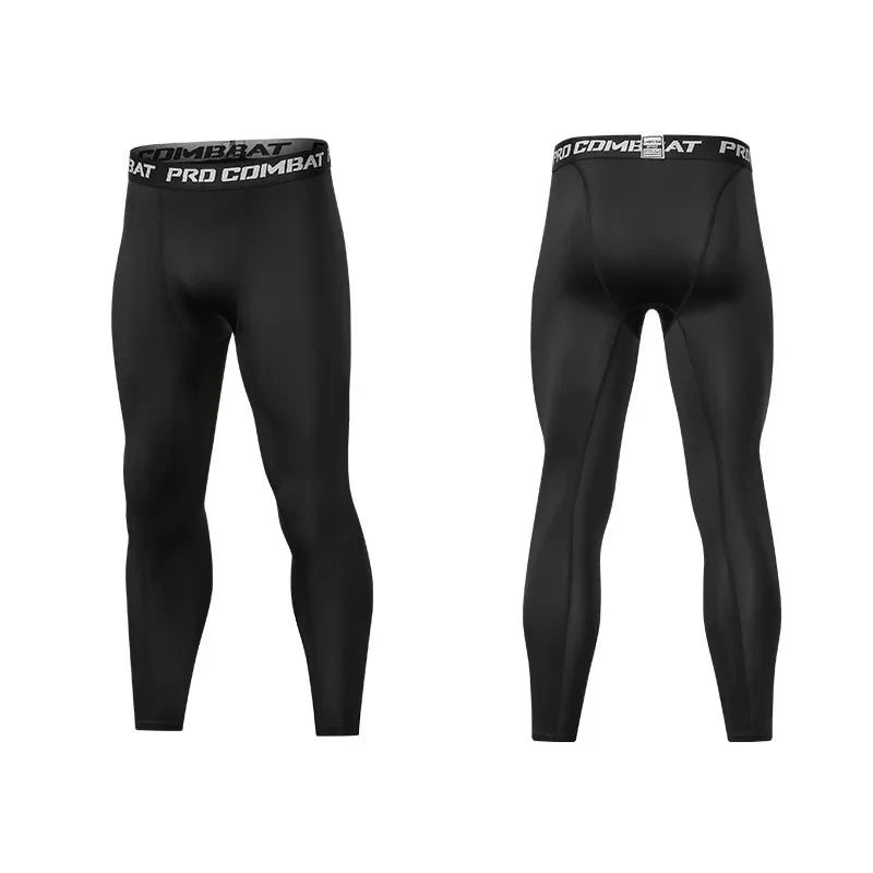 Cool Dry Compression Leggings — Men’s Athletic Baselayer Tights