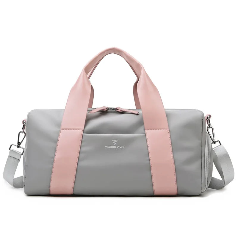 Waterproof Sport Duffel Bag for Women — Travel and Swim Gym Bag