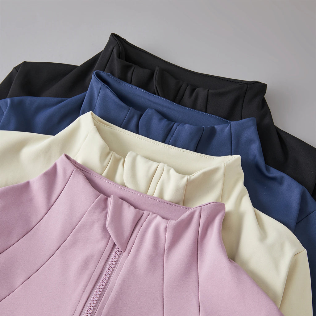 Women’s Windbreaker Sports Jacket — Long Sleeve Active Top