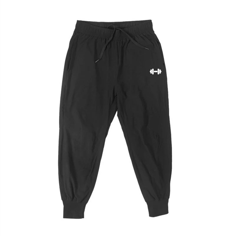 Men’s Gym Training Pants — Ultra‑Thin Quick‑Dry Elastic Waist Trousers