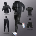 Men’s Ice Fiber Quick‑Dry Tracksuit Set — 3–7 Piece Training Suit