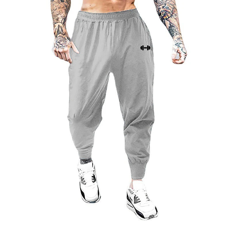 Men’s Gym Training Pants — Ultra‑Thin Quick‑Dry Elastic Waist Trousers