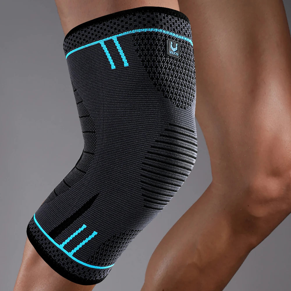 Compression Knee Support Sleeve — Elastic Breathable Anti‑Slip Protector