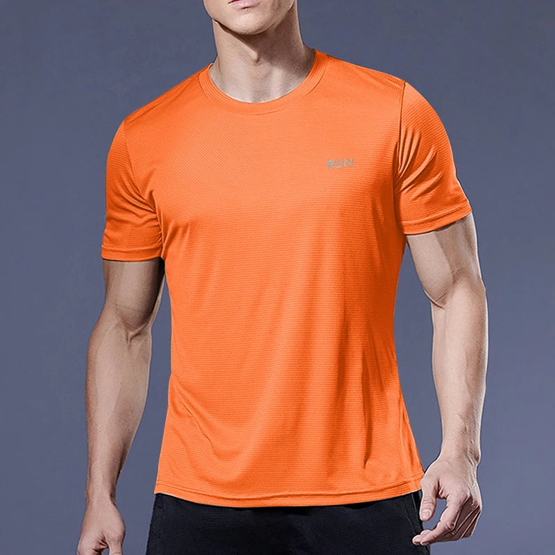 Men’s Quick‑Dry Running and Soccer Jersey — Compression Sport T‑Shirt