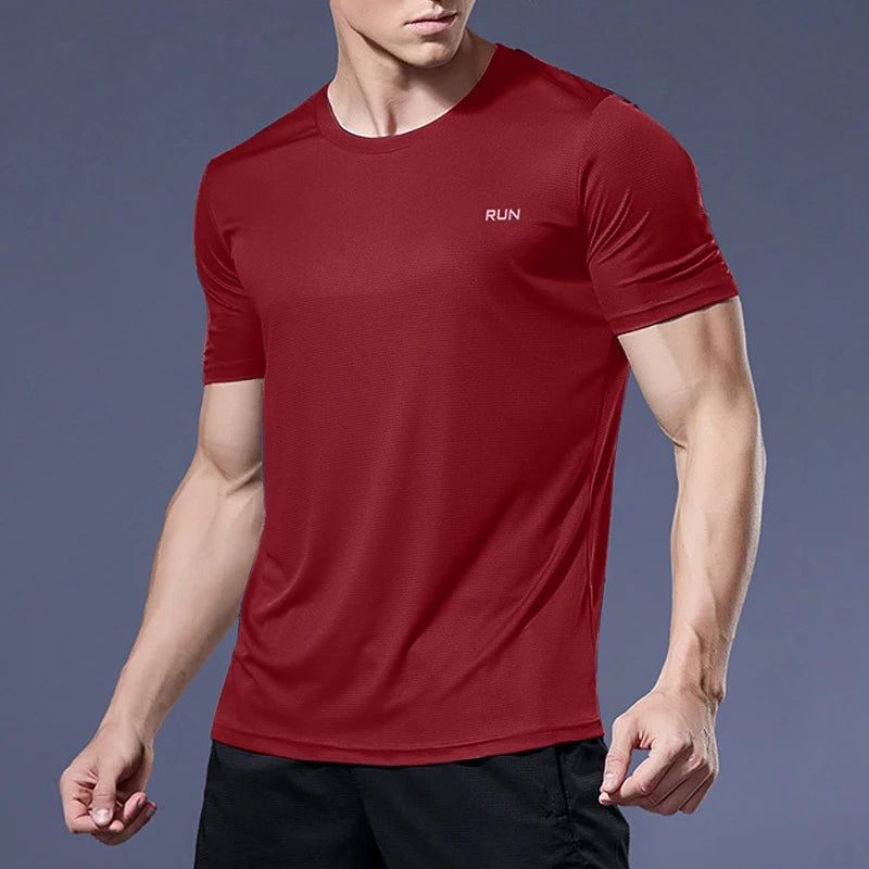 Men’s Quick‑Dry Running and Soccer Jersey — Compression Sport T‑Shirt