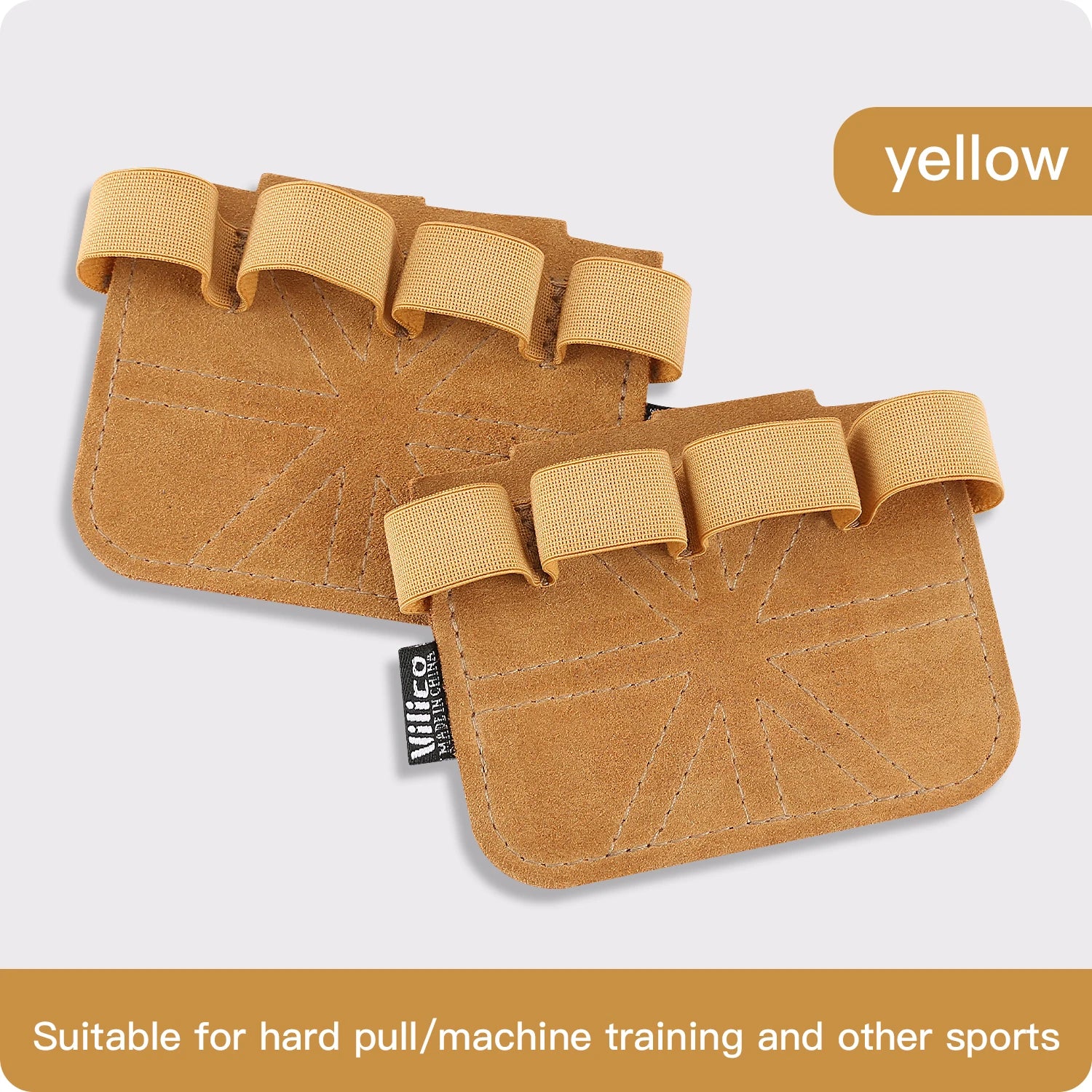 Cowhide Weightlifting Gloves — Palm Protection for Men and Women