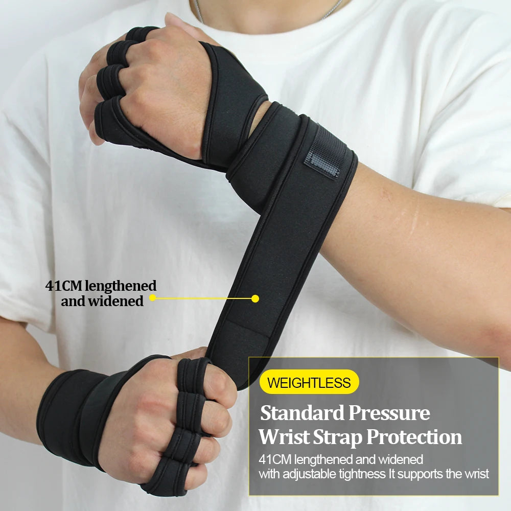 Unisex Weightlifting Gloves — Wrist & Palm Protection