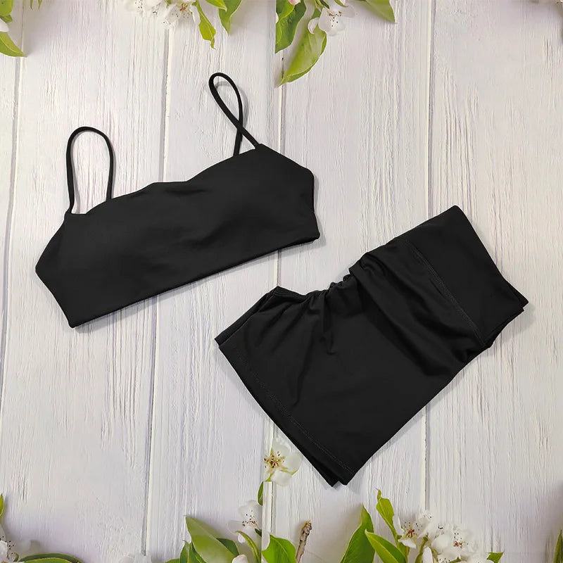 Butt Lifting Women’s Gym Set — High‑Waist Shorts and Training Underwear
