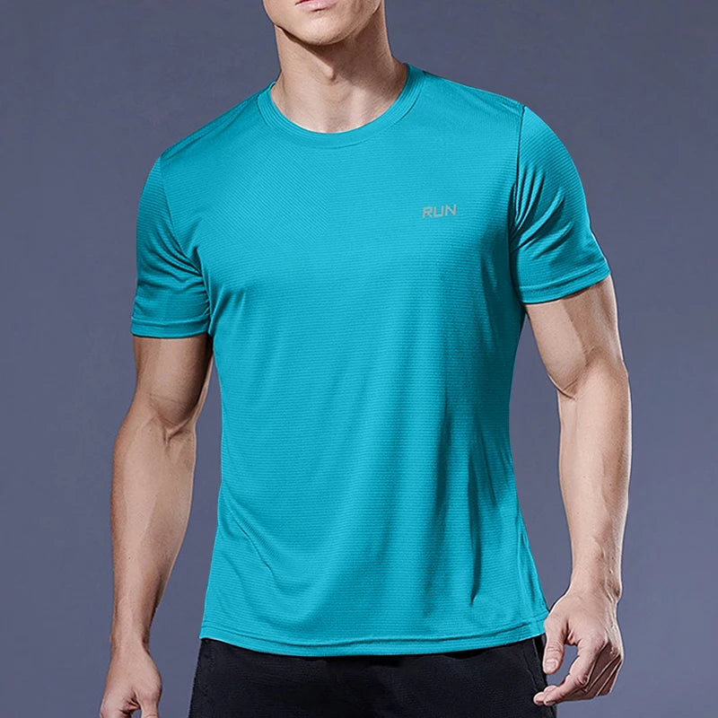 Men’s Quick‑Dry Running and Soccer Jersey — Compression Sport T‑Shirt