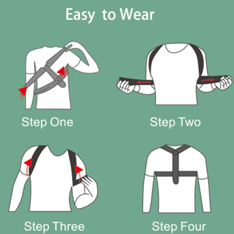 Invisible Adjustable Posture Trainer — Unisex Back and Clavicle Support