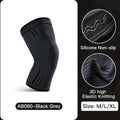 Compression Knee Support Sleeve — Elastic Breathable Anti‑Slip Protector