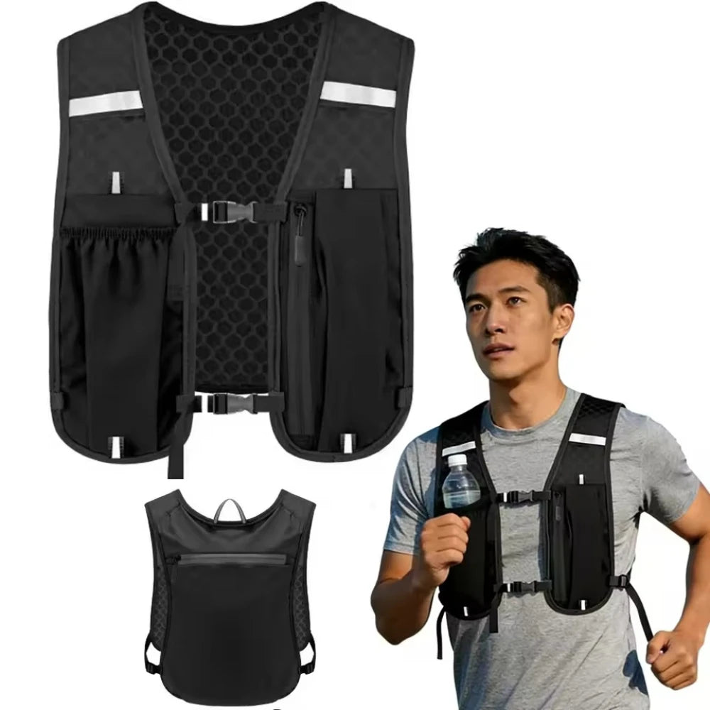 Running Hydration Vest — Water‑Resistant Breathable Pack