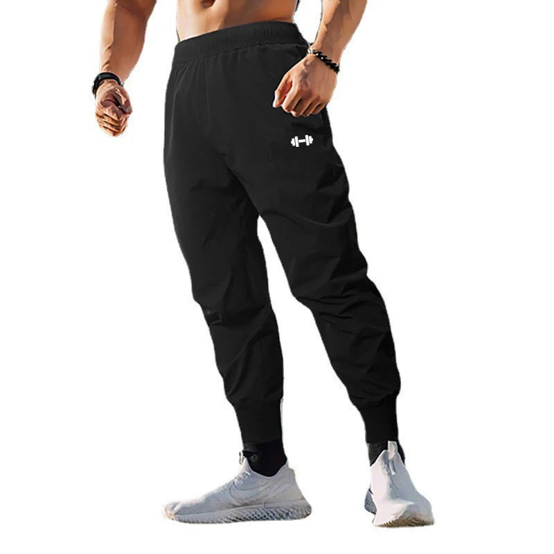 Men’s Gym Training Pants — Ultra‑Thin Quick‑Dry Elastic Waist Trousers