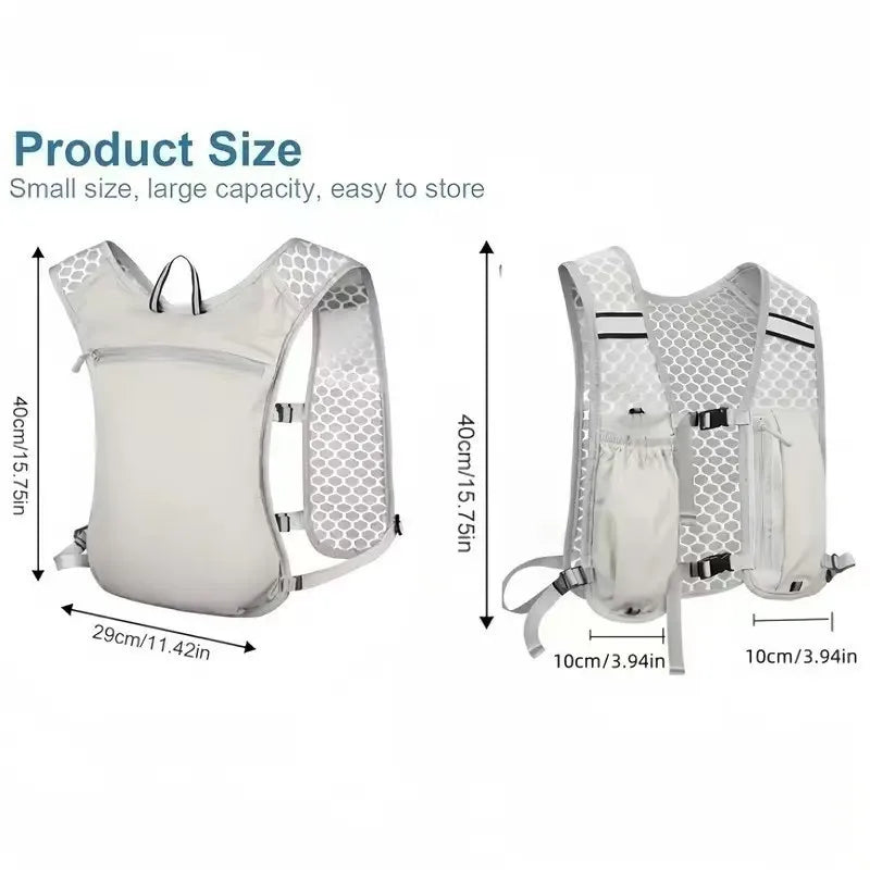 Running Hydration Vest — Water‑Resistant Breathable Pack