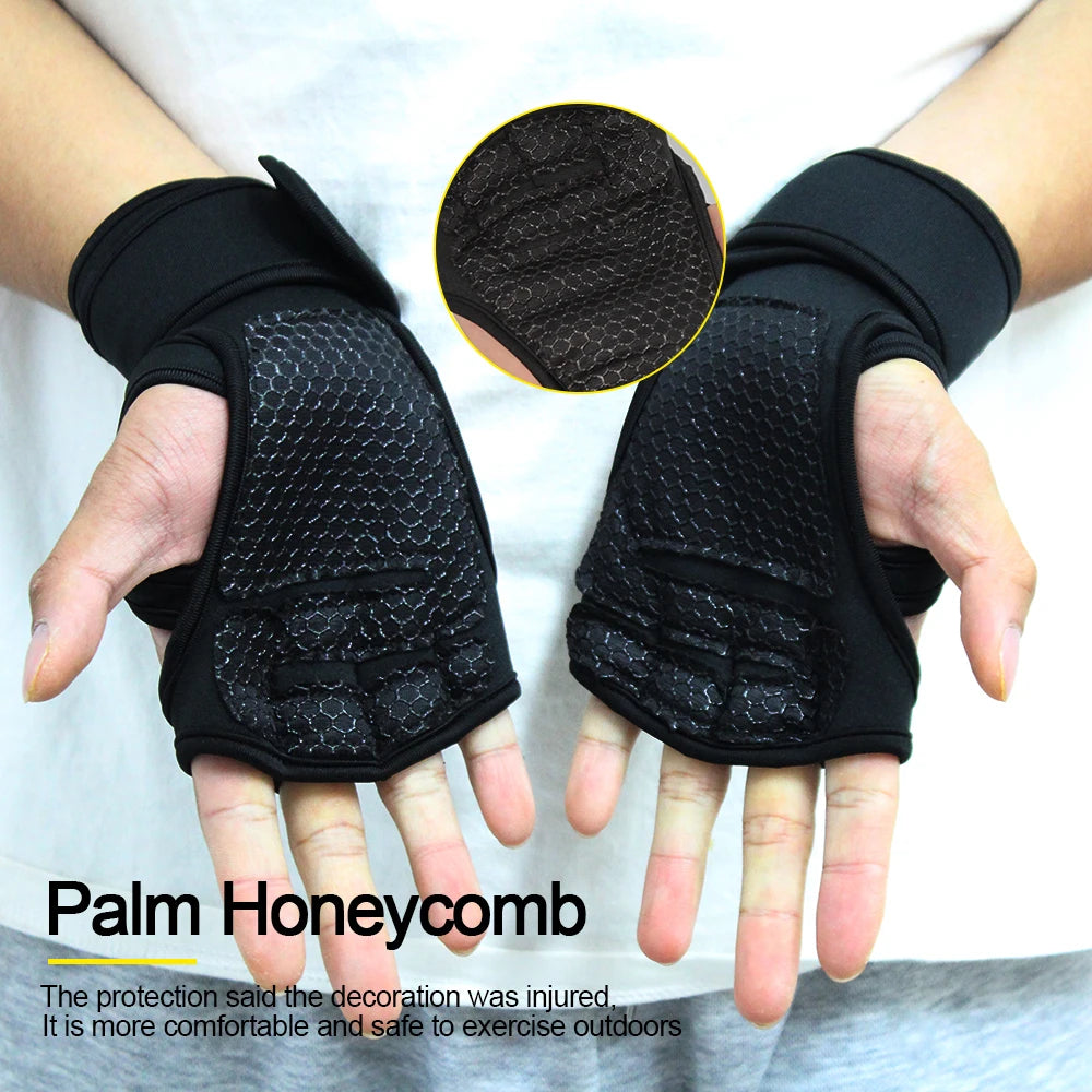 Unisex Weightlifting Gloves — Wrist & Palm Protection