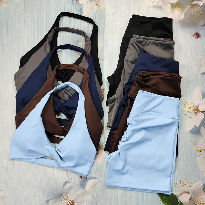 Butt Lifting Women’s Gym Set — High‑Waist Shorts and Training Underwear