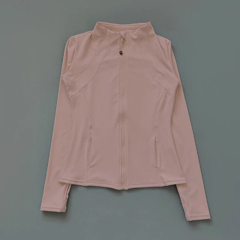 Women’s Windbreaker Sports Jacket — Long Sleeve Active Top
