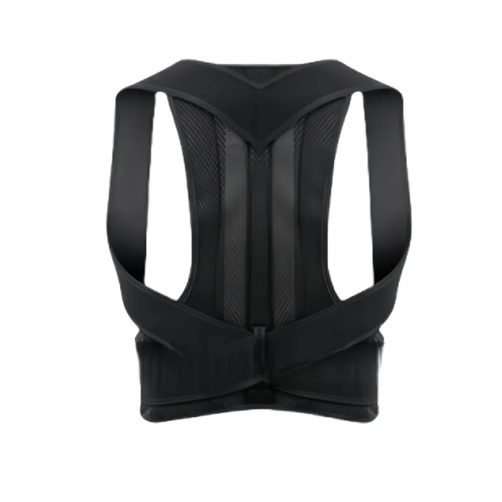 Reinforced Lumbar Posture Vest — Adjustable Back and Neck Trainer
