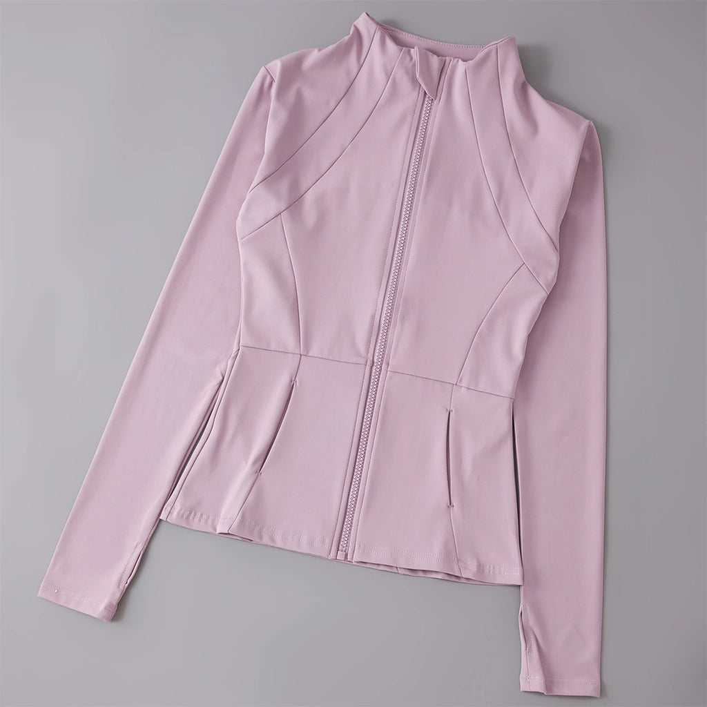 Women’s Windbreaker Sports Jacket — Long Sleeve Active Top