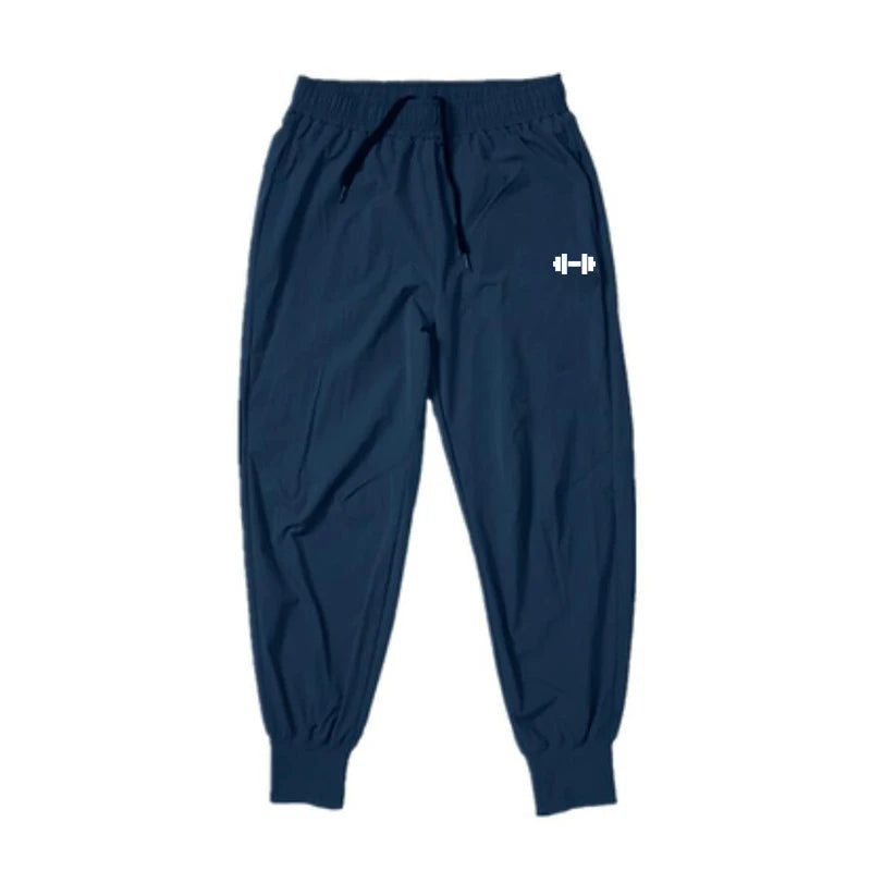 Men’s Gym Training Pants — Ultra‑Thin Quick‑Dry Elastic Waist Trousers