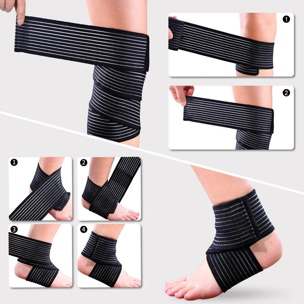 Adjustable Compression Wrap — 40–200cm Multi‑Use Support