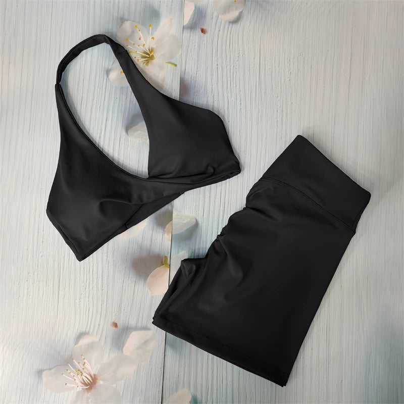 Butt Lifting Women’s Gym Set — High‑Waist Shorts and Training Underwear