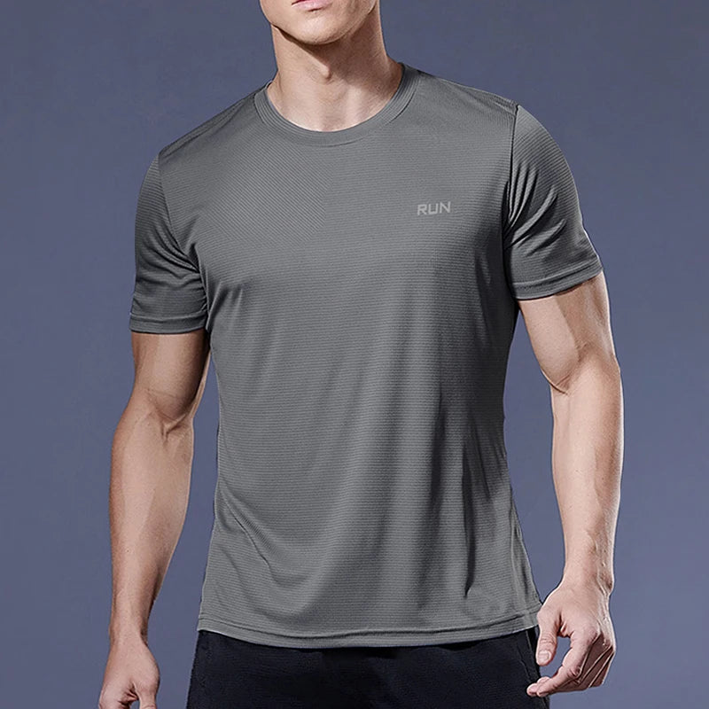 Men’s Quick‑Dry Running and Soccer Jersey — Compression Sport T‑Shirt