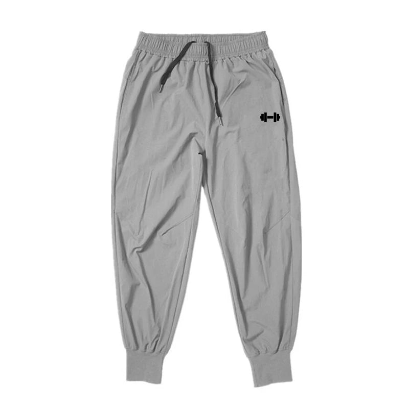 Men’s Gym Training Pants — Ultra‑Thin Quick‑Dry Elastic Waist Trousers