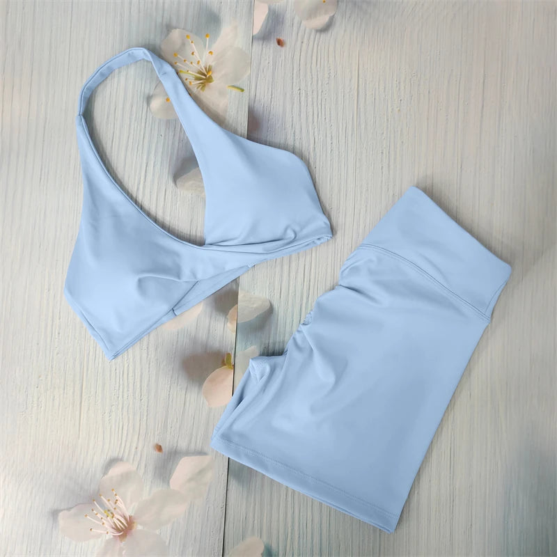 Butt Lifting Women’s Gym Set — High‑Waist Shorts and Training Underwear