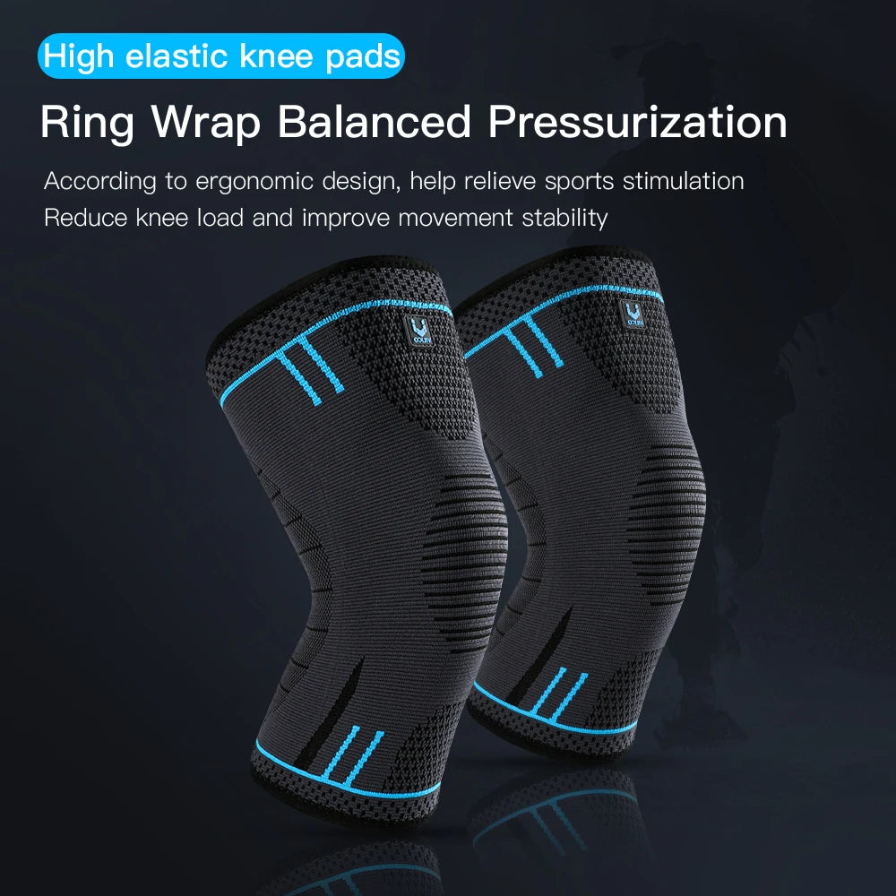 Compression Knee Support Sleeve — Elastic Breathable Anti‑Slip Protector