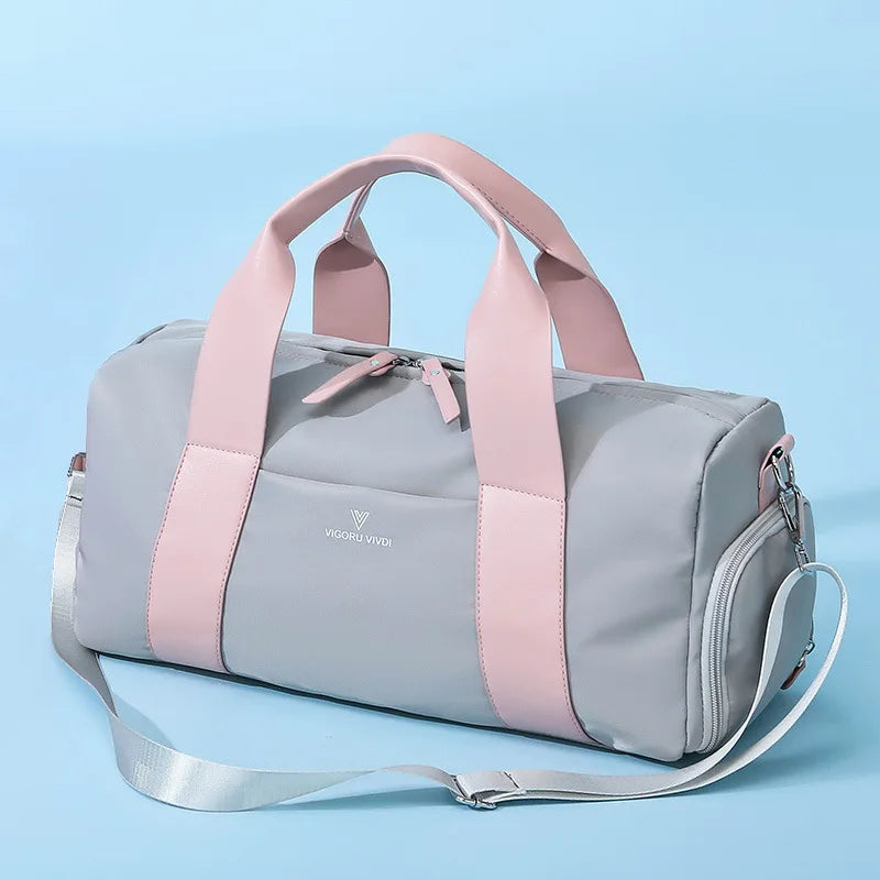 Waterproof Sport Duffel Bag for Women — Travel and Swim Gym Bag
